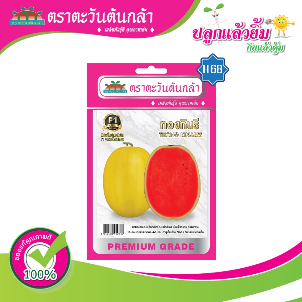 เมล็ดแตงโม ทองกินรี ตราตะวันต้นกล้า – โปรปัง