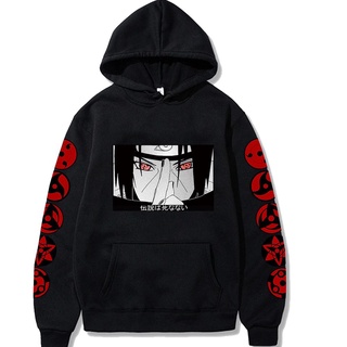 เสื้อกันหนาว มีฮู้ด ผ้าฝ้าย ลายการ์ตูนนารูโตะ Sharingan Itachi พลัสไซซ์ ของขวัญที่ดีที่สุด สําหรับผู้ชาย พ่อ XY