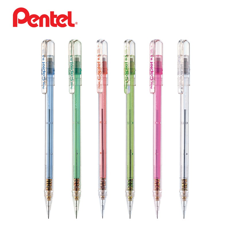 Pentel ดินสอกด เพนเทล Caplet A105 ด้ามใส 0.5mm
