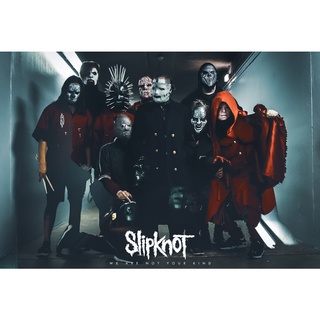 โปสเตอร์ รูปถ่าย วง ดนตรี ร็อก เฮฟวีเมทัล สลิปน็อต Slipknot 1965 POSTER 24”x35” American Rock Punk Heavy Metal v11