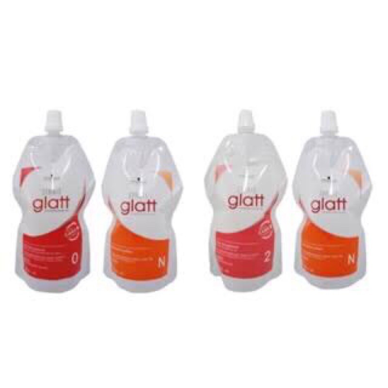 (แบบถุง 400 มล.)Glatt Schwarzkopf Professional Strait Glatt โปรเฟชั่นแนล สเตรท สไตลิ่ง แกลทท์
