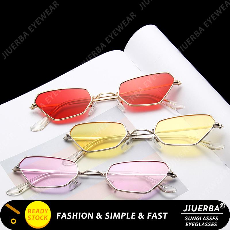 【ผู้หญิงแว่นตากันแดด】Korean Style Retro Small Candy Color Sunglasses Women/Men