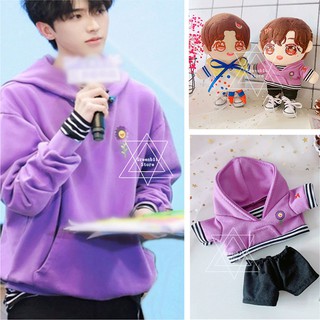 พร้อมส่ง Cai Xukun Ikun BTS เสื้อกันหนาวหมวกกางเกงอุปกรณ์เสริมสําหรับตุ๊กตา