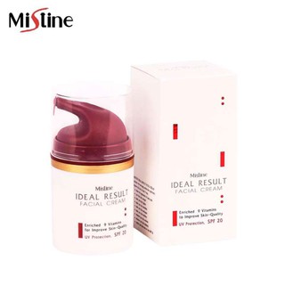 Mistine Ideal Result Facial Cream 45 g. มิสทีน ไอเดียล รีซัลท์ เฟเชี่ยล ครีม ครีมบำรุงผิวหน้า ครีมทาหน้า (1 กระปุก)