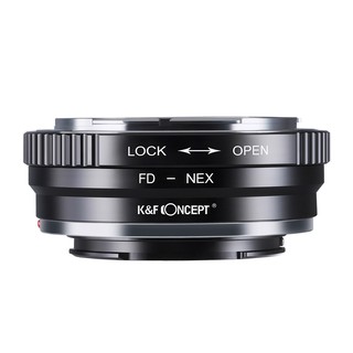 K&amp;F อะแดปเตอร์เมาท์เมาท์เลนส์สําหรับ Canon FD FL Mount to Sony E/NEX เมาท์เมาท์กล้อง a7R2 A7M3 A7S NEX-3N NEX-5 a9 a3000