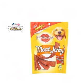 Pedigree Meat Jerky Smoky Beef Flavour 300g. เพดดิกรี มีทเจอร์กี้ รสเนื้อรมควัน 300กรัม