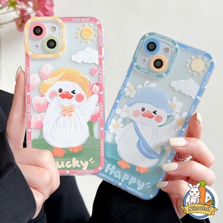 เคสโทรศัพท์มือถือซิลิโคน TPU แบบนิ่ม ลายการ์ตูนเป็ด กันกระแทก สําหรับ Xiaomi Redmi Note 11 11s 10s 9s 10 9 8 7 Pro Redmi 9 9A 9C 9T 8 8A Mi 11 Lite Mi 11T Pro Poco F3 M4 M3 X3 NFC Pro GT