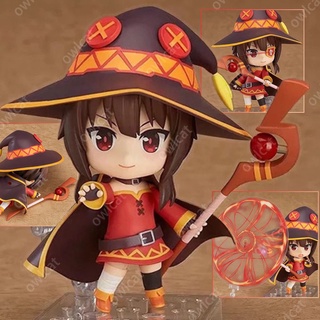 ขอให้โชคดีมีชัยในโลกแฟนตาซี! Megumin (Nendoroid Ver.) GSC KonoSuba Explosion MagicIan Chuunibyou Crimson Demon Kono Subarashii Sekai Ni Shukufuku Wo Arch Wizard Action Figure โมเดล with Box