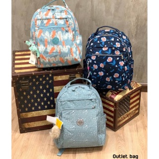 Kipling Micah Backpack (คล้องเข้ากับกระเป๋าเดินทางได้)