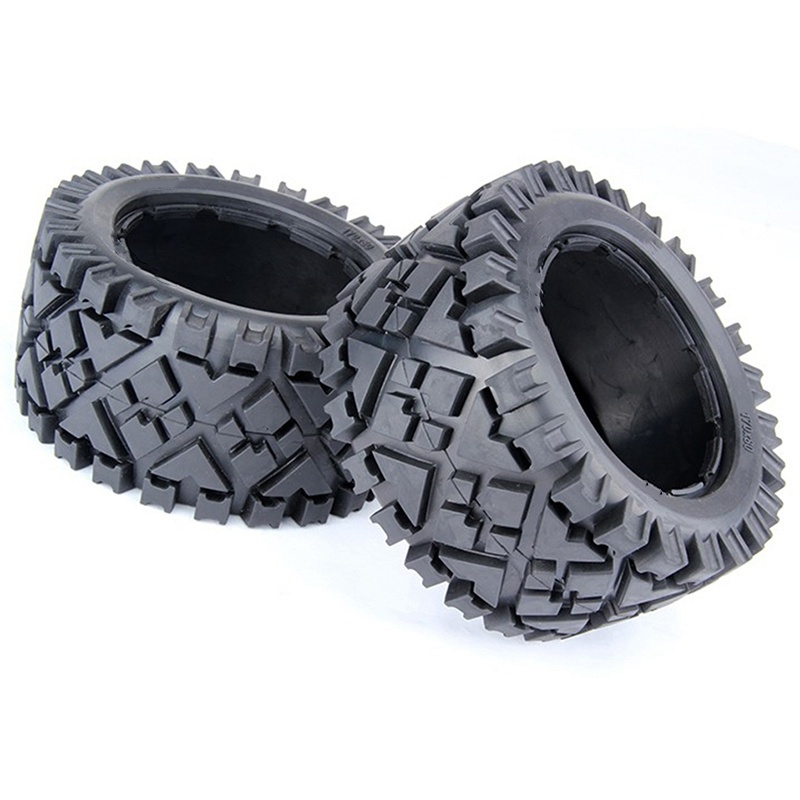 Rc Car All Terrain Rear Tires Skin Without Inner Foam for 1 5 Scale HPI ...