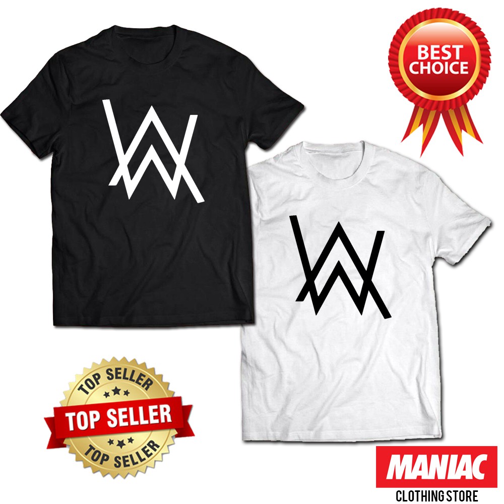 เสื้อยืด Alan Walker Unisex ผ้าฝ้ายคุณภาพสูง 100%