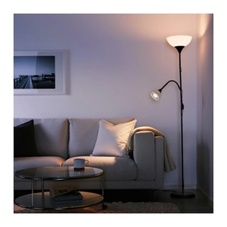 NOT โคมไฟตั้งพื้น โคมไฟอ่านหนังสือ โคมไฟ Floor uplighter / reading lamp สูง 174 cm (ดำ-ขาว)