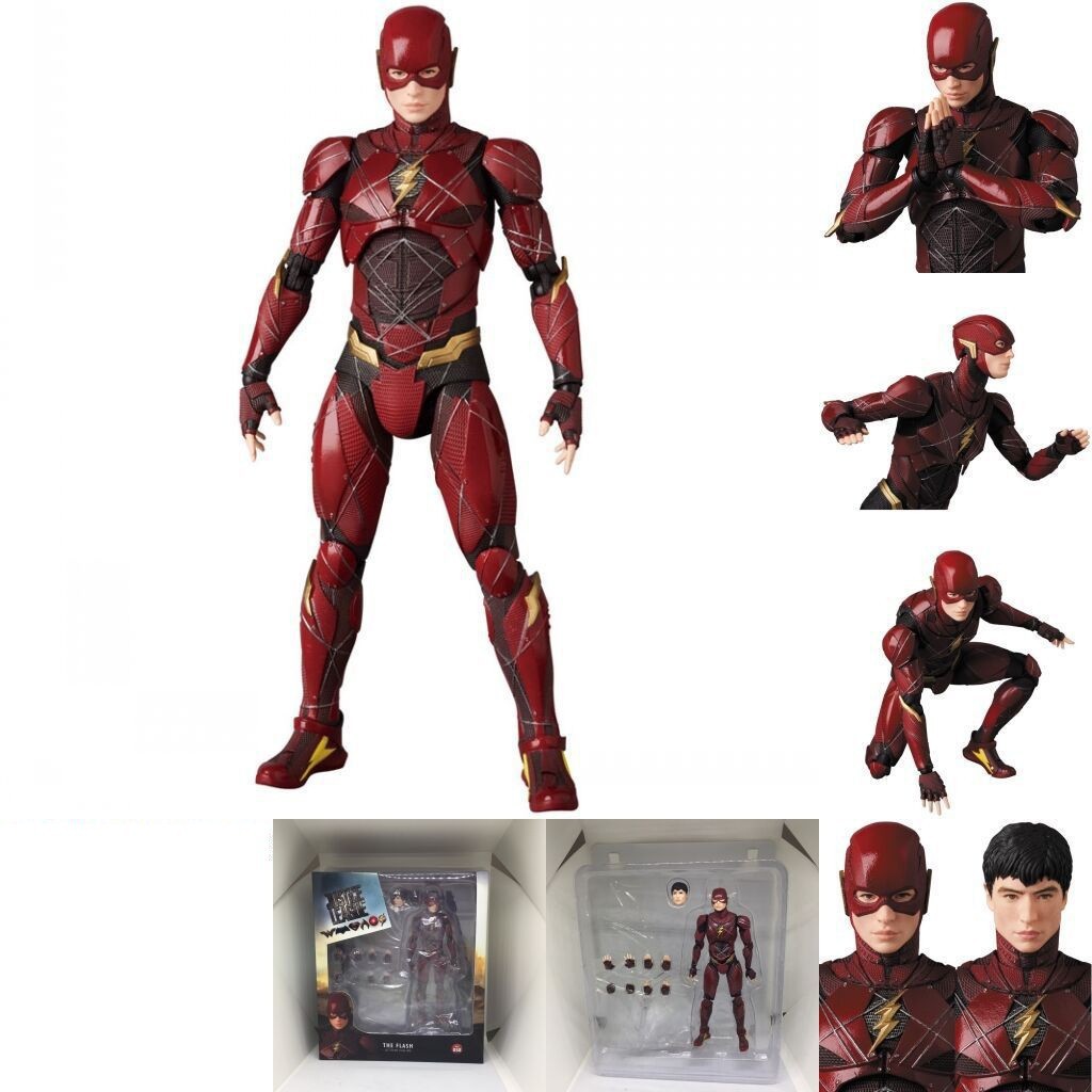 DC Justice League Super Hero MAFEX The Flash 058 Figure MAF 3ZEK ...