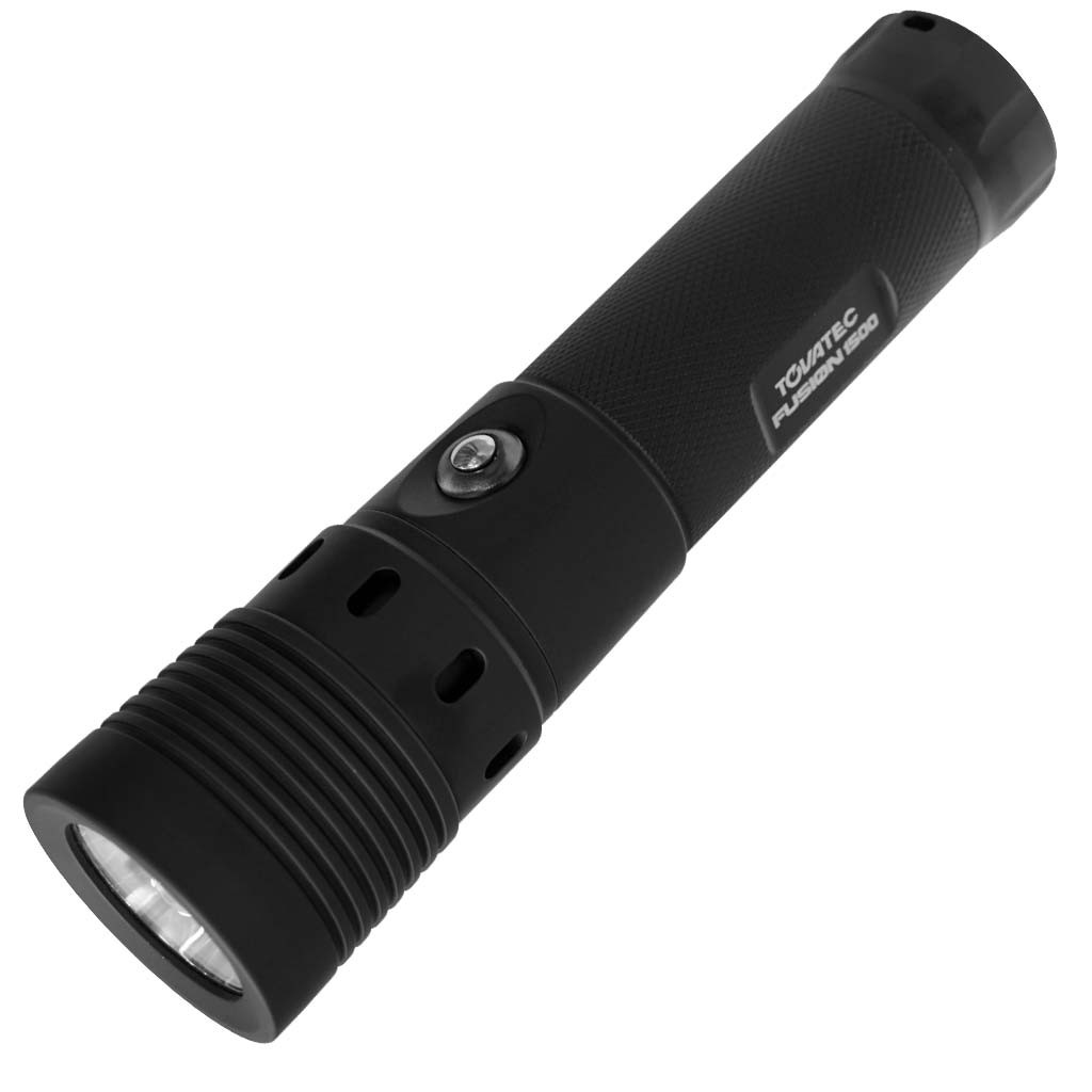 ผ่อนได้ 0% Tovatec Fusion 1500 Torch Fusion 1500 Video/Flashlight 1,500 Lumens, w. Zoom_ไฟฉายดำน้ำ