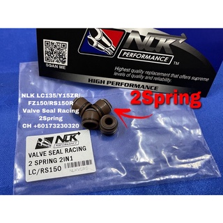 Nlk LC135 Y15ZR FZ150 RS150R วาล์วซีลยาง 2 สปริง FKM 3.8 มม. RS150 R25