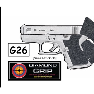 กันลื่นติดปืน Diamondgripp Glock 26-27-28-33-39 เนื้อยางหนึบๆ