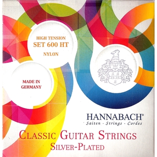 HANNABACH สายกีตาร์คลาสสิก SILVER-PLATED รุ่น 600HT