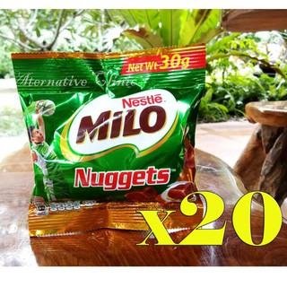 MILO NUGGETS (Nutritional goodness of MILO comes in a chocolate flavoured) 30 g.x20 sachets