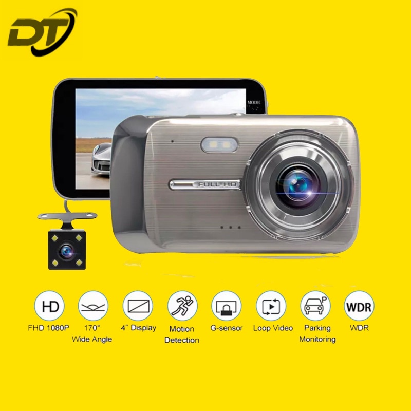 CashCam Q420กล้องติดรถยนต์ 4.3" IPS screen 1296FULL HD บันทึกกล้องหน้าพร้อมหลัง CQ420 รุ่นใหม่ล่าสุด
