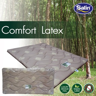 Satin Heritage Topper Comfort Latex หนา นิ้ว ช่วยลดอาการปวดหลัง เพิ่มความนุ่มสบาย | Shopee Thailand