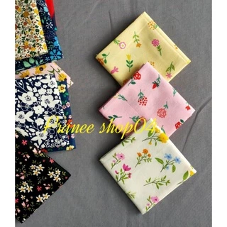 🌺 ลายดอกไม้🌺 ผ้าเช็ดหน้า🌺คอตต้อน100%🌺พิมพ์ลายชัดสีสดใส🌺เย็บแบบม้วนริม🌺Made in Thiland🇹🇭🇹🇭🇹🇭🌺เนื้อสัมผัสนิ่มน่าใช้🌺