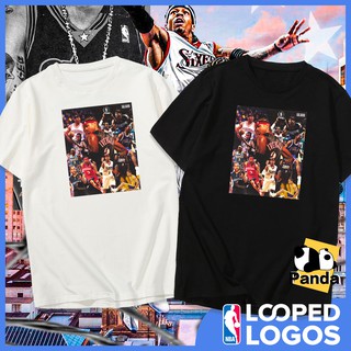 อัลเลน Iverson เสื้อยืดเสื้อ NBA เสื้อคําตอบ Unisex ขนาดเอเชียหลากหลายสี pE7