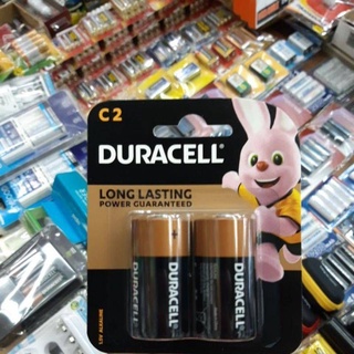 ถ่าน Duracell Alkaline Size C (ขนาดกลาง MN1400B2) 1.5V  จำนวน 2ก้อน ของแท้บริษัท