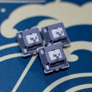 [Linear] OWLAB TUNGSTEN SWITCHES x1 สวิทช์จังหวะเดียวสีขาวเทาจากการผลิตโดย JWK มาพร้อมวัสดุ Full Nylon Housing