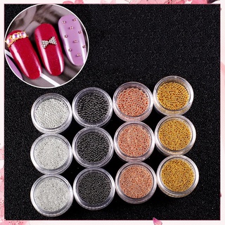 &lt;Sale&gt; Alloy 3D Nail Art Micro Beads Studs for UV Gel Acrylic False Tips Manicure Decor