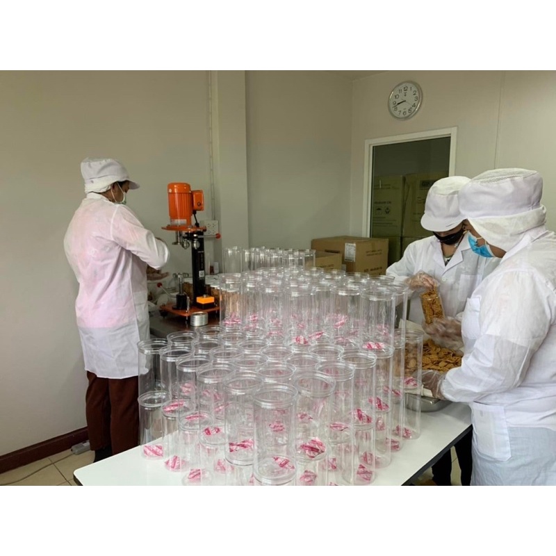 #หรอย โรงงานผลิตเอง เจ้าของขายเอง คอนเฟลกปลาพริกไทยดำเข้มข้นด้วยสามเกลอ  ปลากะพง ข้าวเกรียบปลา ปลาอบกรอบ - รูปที่ 2