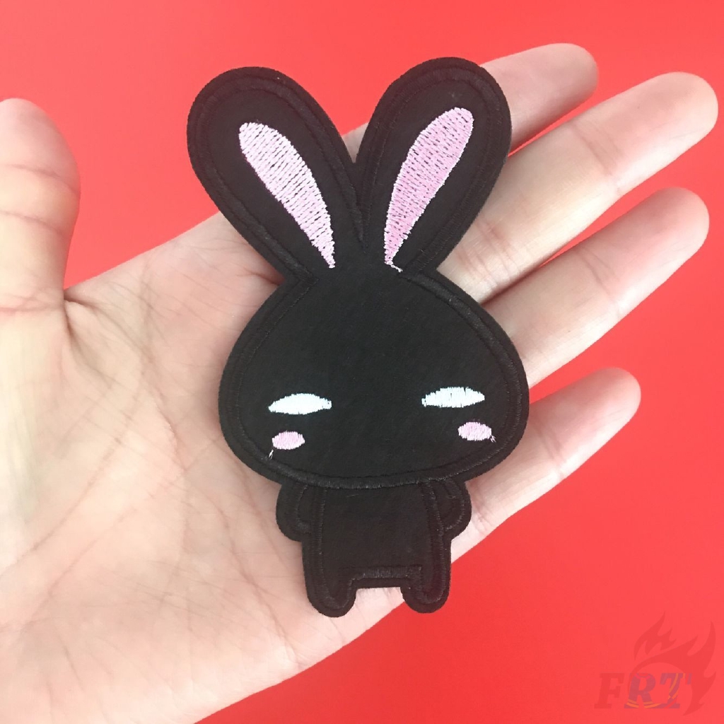 แผ่นป้ายลายกระต่าย DIY 1 ชิ้น（☸ Animals - Rabbit Patch ☸）（M-11094） - รูปที่ 4