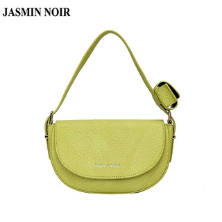 Jasmin NOIR กระเป๋าสะพายไหล่ สะพายข้าง หนัง PU มีตัวล็อก สําหรับผู้หญิง