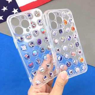 เคส i7/i7+/i11/i11pro/i11pro max/I12/I12pro/I12pro max/I13pro/I13/I13pro max !! เคสนิ่มใส TPU เคส pop it ปุ่มนูนพิมพ