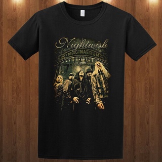 ส่งเร็ว Gildan เสื้อยืดผ้าฝ้าย 100% พิมพ์ลาย Nightwish Symphonic Metal Band Floor Jansen S M L Xl 2Xl 3Xl สําหรับผู้ชายS