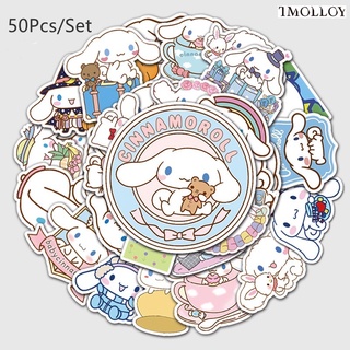 [T] สติกเกอร์ ลาย Cinnamoroll Sanrio กันน้ํา สําหรับตกแต่งของเล่น 50 ชิ้น ต่อชุด