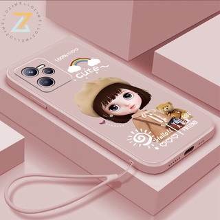 เคส Realme C55 Realme C35 C11 C21Y C21 C20 C17 C15 C12 C11 2021 Realme 5 5i 6i 7i 8i 9i Narzo 30A Narzo 20A Narzo 50i Narzo 20 Narzo 50A Prime เคสโทรศัพท์มือถือ ซิลิโคน ลายเด็กผู้หญิงน่ารัก