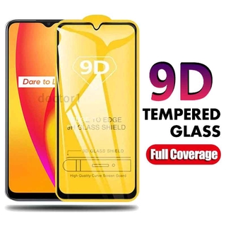 9D ฟิล์มกระจก เต็มจอ Realme C53 C55 C35 C33 C30s C30 C25s C25y C25 C21 C21y C15 C11 C12 C3 C2 4G 5G 2023