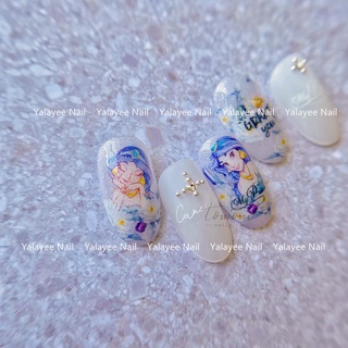Yalayee [สติกเกอร์ติดเล็บ] の สติกเกอร์ติดเล็บ ลายเจ้าหญิงน่ารัก 5d สไตล์ญี่ปุ่น 1847