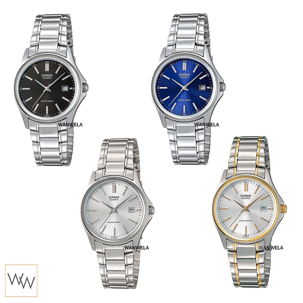 โคนัน นาฬิกา [ใส่โค้ดลดเพิ่ม] ของแท้ นาฬิกาข้อมือ Casio ผู้หญิง รุ่น LTP-1183 (สายสแตนเลส)