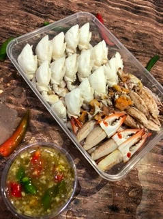 (วันที่ได้รับสินค้าแจ้งในแชท) ปูม้าแกะ🦀 แถมฟรีน้ำจิ้มซีฟู้ด เนื้อเน้นๆ แกะให้พร้อมทาน ครบทุกส่วนของปู