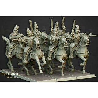 Warhammer proxySunland Imperial Pistoliers - 3d print miniature boardgame model war game - Highlands Miniatures