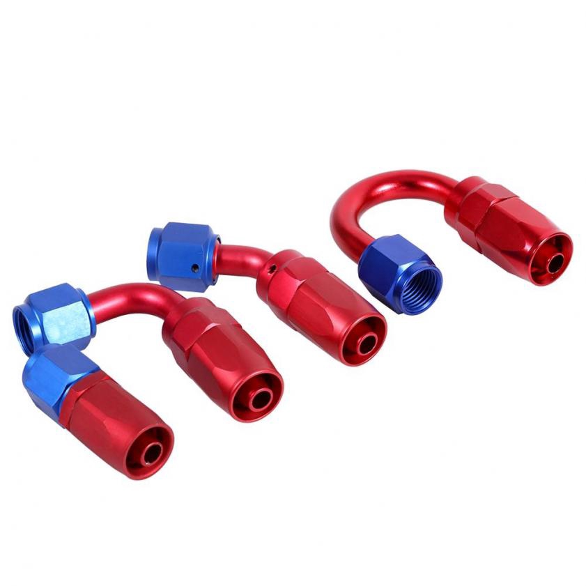 Xinpin เพิ่มเติม an6 Racing Oil / Fuel Line Hose End Swivel Male Fitting