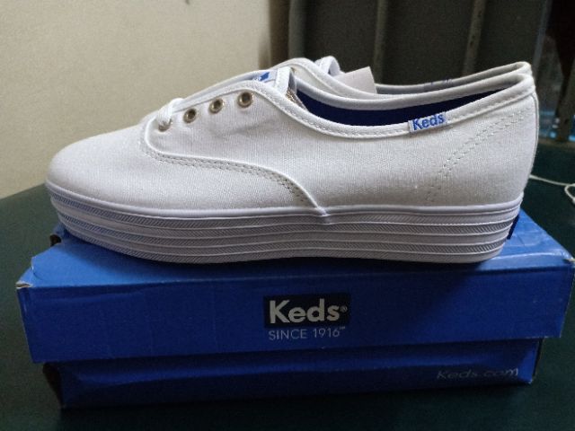 keds triple seasonal solids white