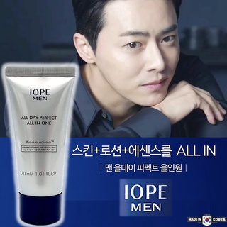 IOPE Men All Day Perfect All In One 30ml ผลิตภัณฑ์บำรุงผิวหน้าสำหรับผู้ชายสูตรพิเศษจากเกาหลีของแท้