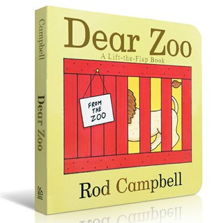 Dear Zoo By Rod Campbell Original Board Reading Books หนังสือเด็กเสริมพัฒนาการ หนังสือเด็กภาษาอังกฤษ หนังสือภาษาอังกฤษ