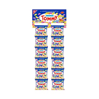 ทอมมี่ เยลลี่บีน กลิ่นผลไม้ 18กรัม ยกแพ็ค 24ซอง ลูกอมเคี้ยวหนึบ TOMMY JELLYBEAN GELLY CANDY