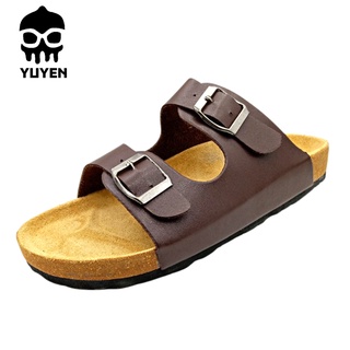 SSS YUYEN BIKEN2 35-45 รองเท้าแตะไบเค่น รองเท้าแตะไบเก้น (น้ำตาล,ดำ)