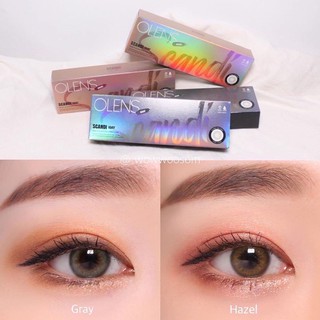 {{พร้อมส่ง}} รายวัน OLENS รุ่น SCANDI 1DAY Hazel , Gray (สายตา 0 ถึง -3.50) คอนแทคเลนส์เกาหลี