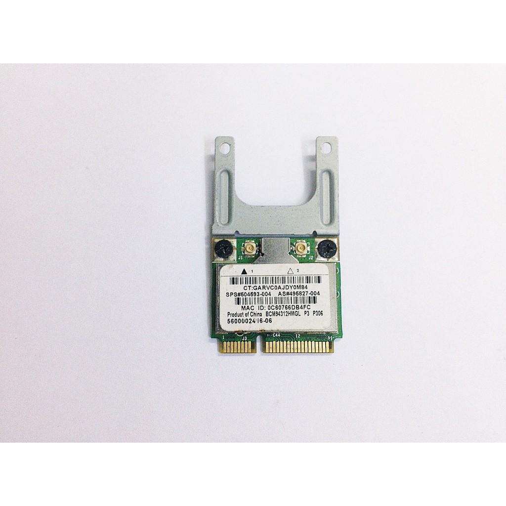 ไวเลสโน๊ตบุ๊ค HP BCM94312HMG bcm4312 WIFI Mini PCI-E Card BCM4312 PCI-E WLAN Wireless Card