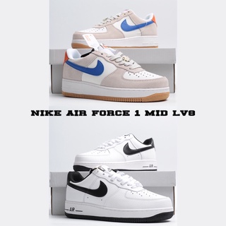 ♂☫Nike Air Force 1 Mid Lv8 Air Force One Classic All-match Casual Sole รองเท้าผ้าใบ